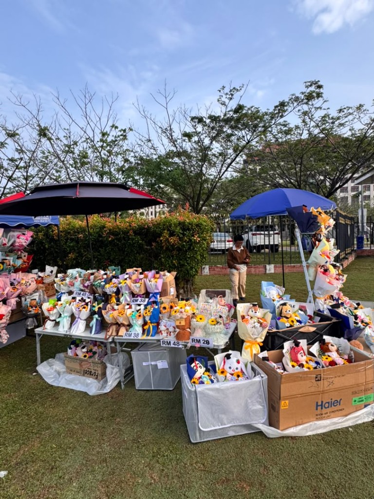 Hyokai craft booth at Xiamen University Malaysia in Sepang